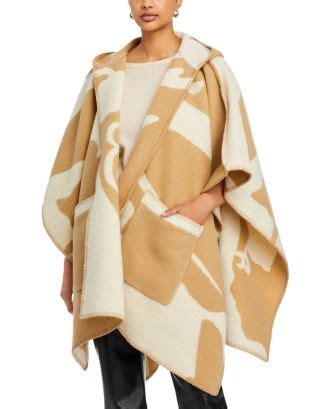 nordstrom burberry ruana|Burberry Split End Bonded Hooded Ruana .